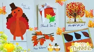 DIY THANKSGIVING Cards | Thanksgiving gifts idea | Thankful Cards | Super Easy DIY