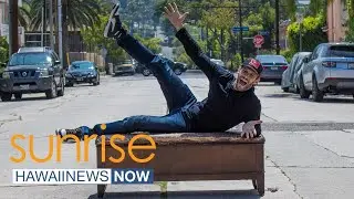Comedian Josh Wolf on Sunrise before Blue Note performances