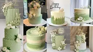 Sage Green Cake Design Ideas | Elegant & Trendy Cakes l