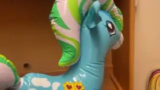 My inflatable pony