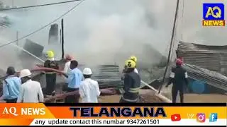 Major fire breaks out at a construction site in #Chandanagar PS limits.
