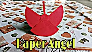 Very easy Paper Angel for Christmas/ How to make paper Angel / Paper doll craft easy