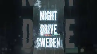 sweden after dark looks like this 🌃 #nightdrive #sweden #shorts