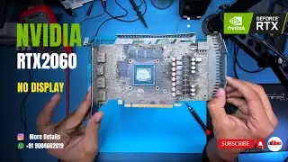 RTX 2060 Repair | No Display Fix | GPU Repair | #nvidia