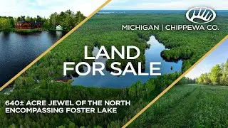 Jewel Of The North Encompassing Foster Lake | Chippewa County, MI 640&plusmn; Acres