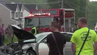 From The Scene TV - Dump Truck crash in Middlesex Township