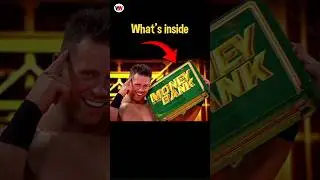 What's inside the money in the bank ? #wwe #wrestling