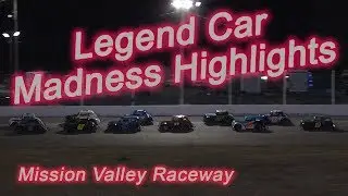 Mission Valley Raceway - Legend Car Madness Highlights '16