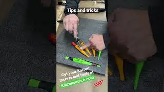 Изготовление небольших инструментов из пенопласта Kaizen