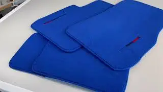 Upgrade Your BMW 3 Series F30/F31 (2012-2019) with AutoWin's Premium Blue Carpet Floor Mats