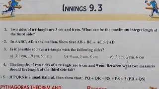 INNINGS 9.3 Class 7 Maths Universal Mathematics Chapter 9