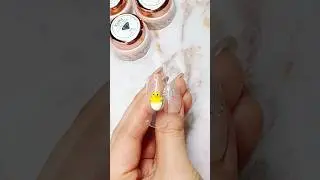 Cute 3D Easter Chick Nail Art Tutorial #nails #shorts #easter #nailart #naildesign #nailtutorial