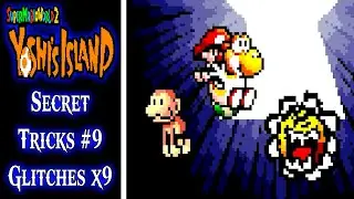 Yoshi's Island (SNES) - Secret Tricks #9, Glitches (x9)
