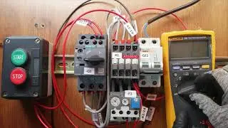 Direct On Line Motor Starter Resistance or Continuity Test After Wiring Works Completed Tutorial_004