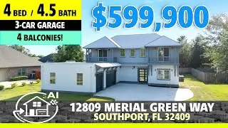 SOLD! 12809 Merial Green Way Southport, FL 32409 - Virtual Walkthrough Video