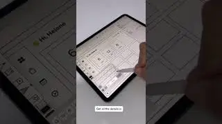 #Mockup is the perfect companion for UI & UX sketching right from your #iPad 🙌.