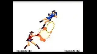 (60fps) KOF 2000 on a NEOGEO #73 - Athena shall fight Athena: roulette [?] team play!