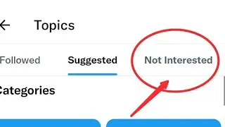 Twitter me not interested topic kaise check kare, how to check not interested in Twitter