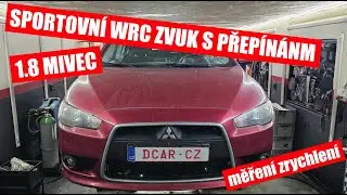 Mitsubishi Lancer 1.8 MIVEC - výfukový koncový díl s přepínáním hlučnosti
