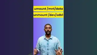 Linux umount Command Explained in 60 Seconds | #linuxforbeginners #shorts #linuxcommands