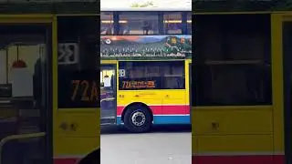 City bus 72A with old red logo
