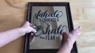 DIY with Chas - $5 Inspirational Wall Art