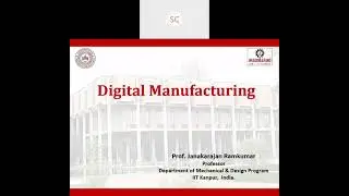 Webinar on Digital Manufacturing