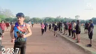 800m trial mp police 🚨Free Physical training Malhar aashram Indore