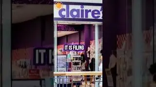 Claire&rsquo;s accessories chain files for bankruptcy #shorts