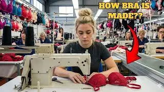 Inside the Factory: How Bras Are Actually Made (Field to Fashion)| Bra Making Process Complete