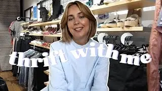 THRIFT WITH ME AT SALVOS + TRY ON THRIFT HAUL || I found the cutest hoop earrings