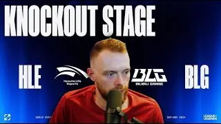 WORLDS2024 🏆HLE VS BLG🏆BO5🏆KNOCKOUT STAGE🔴🏆