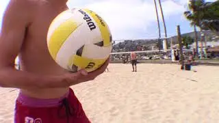 Ty Loomis & Mike Brunsting vs. Chase Frishman & Michael Boag - AVP Practice - Laguna Beach July 2018