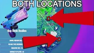 (BOTH LOCATIONS!) Where to find HOP ROCK DUALIES *NEW* EXOTIC WEAPON FORTNITE