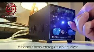 Analog 5 Bands Stereo Mastering Studio Equalizer & Roland MC505 by TSL Studio Equipment