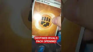 pokemon pack opening Destined rivals!#pokemon #pokemonchannel #fyp #pokemontcg #pokemoncards #shorts