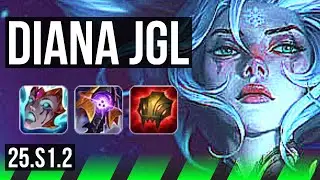DIANA vs LEE SIN (JGL) | 7/2/8 | BR Grandmaster | 25.S1.2