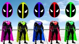 TEBAK GAMBAK AVENGERS MARVEL TOP SUPERHERO!!Superman Deadpool