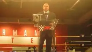 Triple H on WWE 2K15 at Performance Center 2014