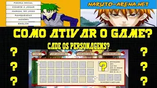 NARUTO ARENA -  PERSONAGENS EM BRANCO? JOGO EM PT BR?