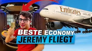 Im größten Flugzeug der Welt von Dubai nach München: Emirates Economy Class im Airbus A380!