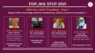 Faculty Development Program 2021 in India&rsquo;s Knowledge Systems (IKS)