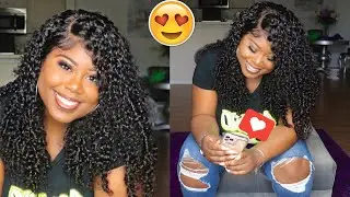One of the BEST Curly Wigs I've Ever Had | Install and Mini Review| West Kiss Hair