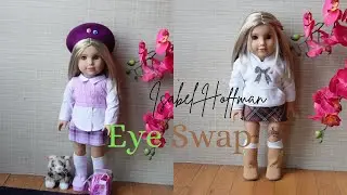 Doing my First American Girl doll Eye Swap! | (On my new mini me)