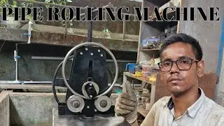 manual rolling pipe bending machine | pipe rolling machine | DIY metal working tools