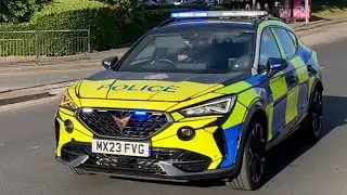 Marked 23 Plate Cupra Formantor Tactical Vehicle Interception Unit Responding