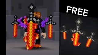 Roblox免費外觀獲取方法￼Free UGC地獄之火鑽石劍Hellfire Diamond Sword￼￼￼￼（遊戲在說明欄￼）