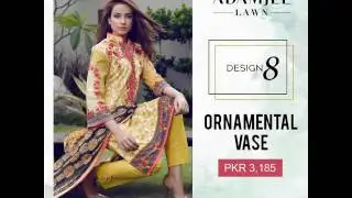 Adamjee Luxury Lawn Embroidery