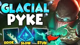 GLACIAL PYKE SUPPORT SETS UP FREE KILLS! SLOW + STUN = FREE KILL - League of Legends