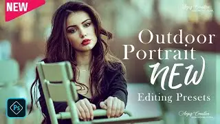 Photoshop Tutorial : Outdoor Fashion Portrait Editing Presets। Photoshop @arzuzcreation